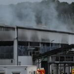 Operación: Gran incendio en una planta de reciclaje en Dresde