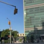 Manifestantes tibetanos se prendieron fuego frente a la sede de las Naciones Unidas en la ciudad de Nueva York.